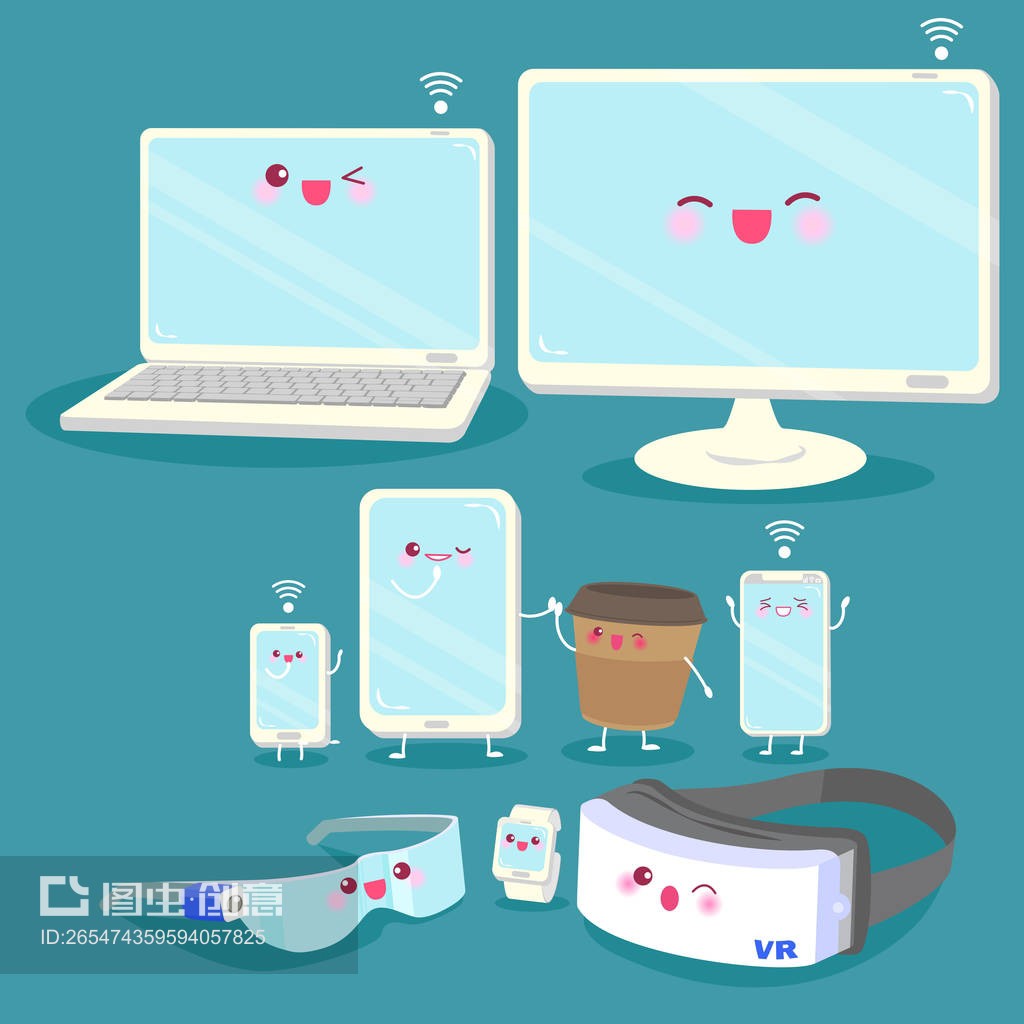 卡通3c電子產(chǎn)品cartoon 3c electronic products