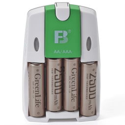 灃標(biāo)四槽智能充電套裝 aa2500mah 4 智能充電器配5號(hào)2500毫安鎳氫可充電電池 4節(jié)電池產(chǎn)品圖片1